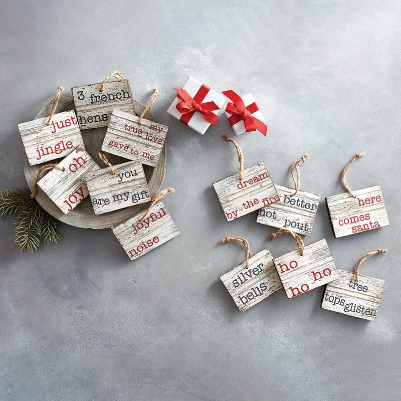Face to Face Christmas Ornaments