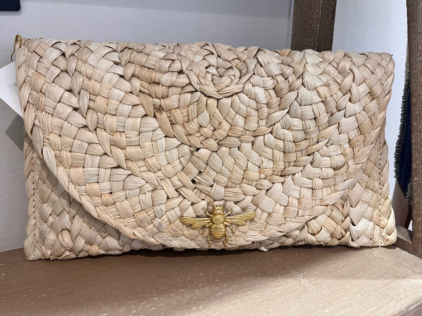 Handbag-Straw Clutch & Crossbody
