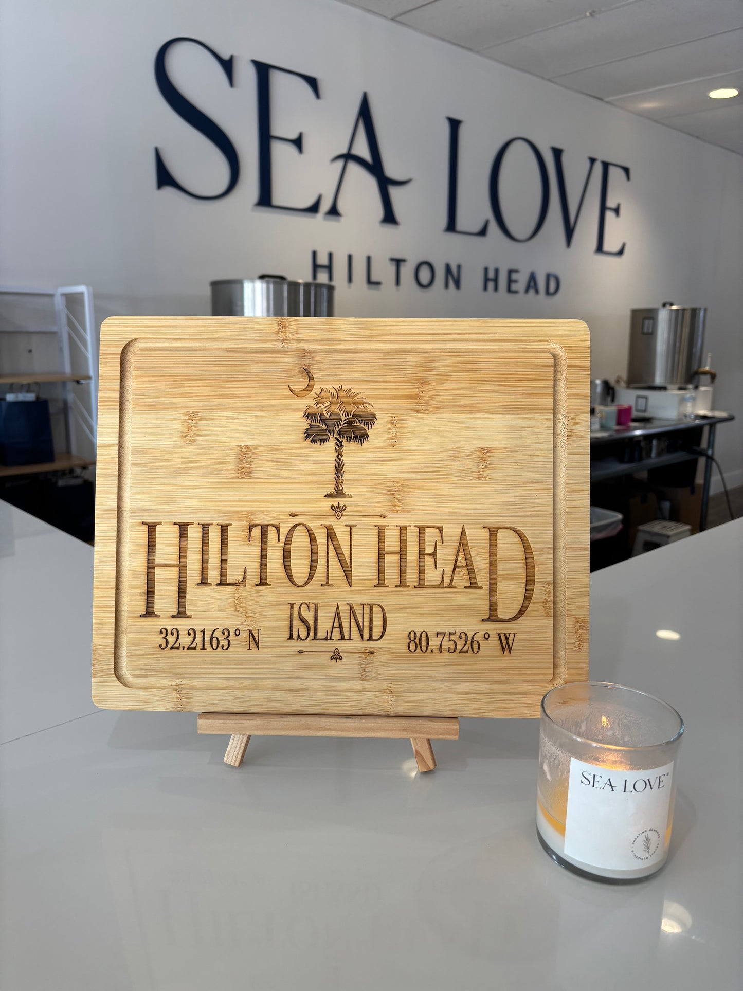Hilton Head Island/Palm & Moon Bamboo Cutting Boards