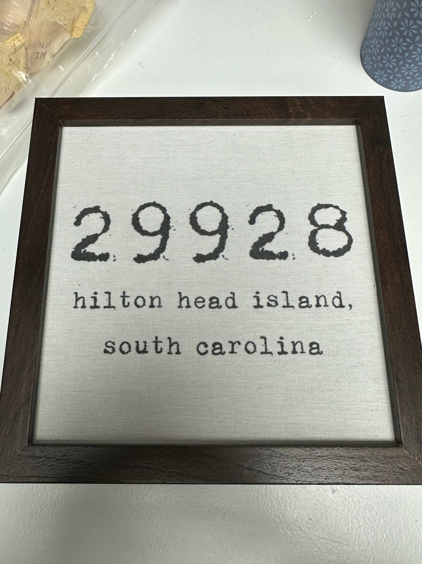 Hilton Head Island Zip Code Sign