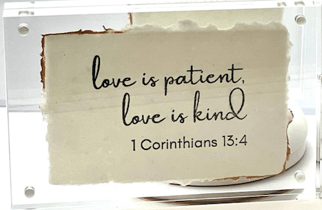 Bible Verse Acrylic Frame