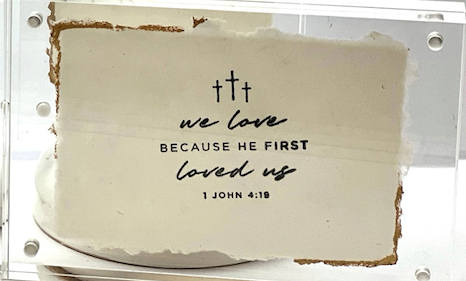 Bible Verse Acrylic Frame