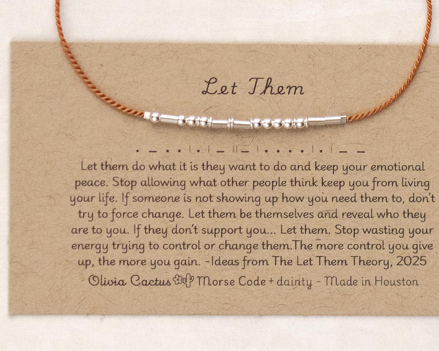 Morse Code Bracelets