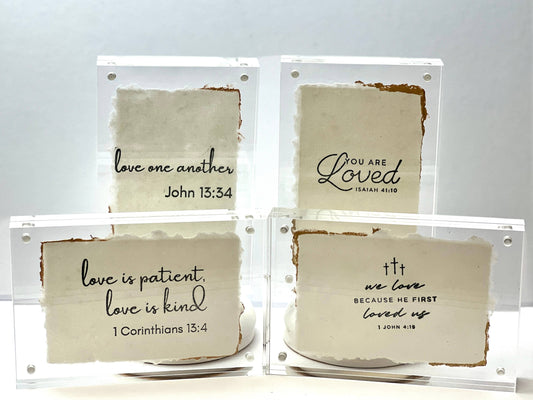 Bible Verse Acrylic Frame