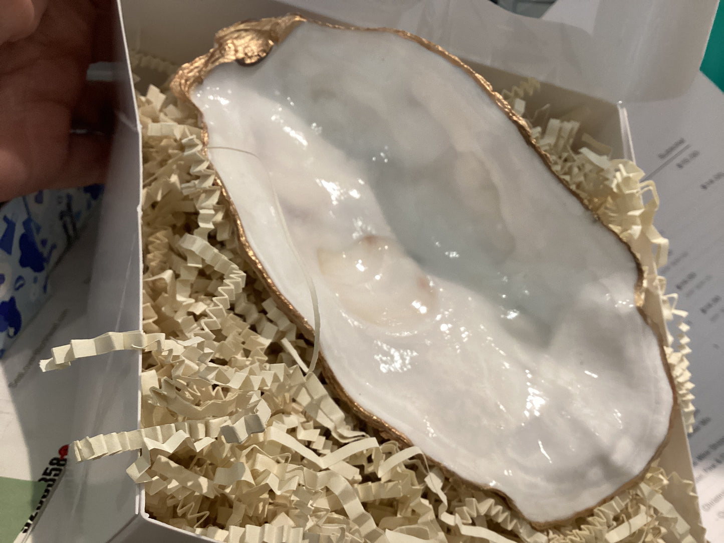 Oyster Shell Ring Dish- LRG