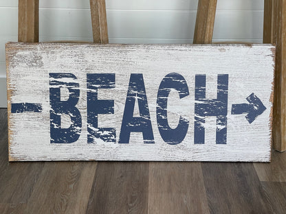 Weathered Beach and Hilton Head Signs