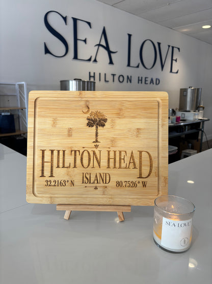 Hilton Head Island/Palm & Moon Bamboo Cutting Boards