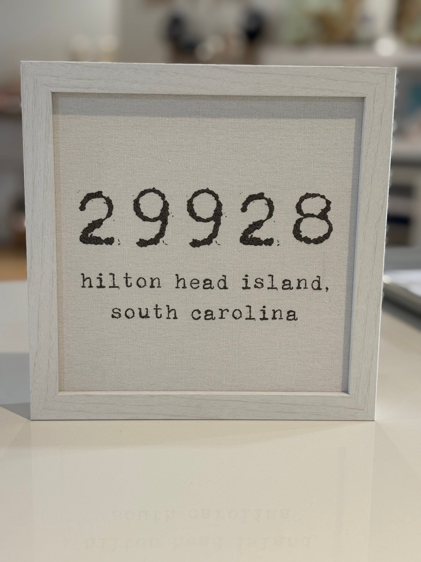 Hilton Head Island Zip Code Sign