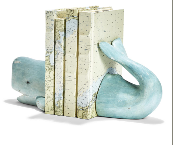 Whale Tale 2 Pc Bookend Set