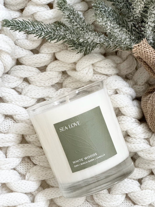 White Woods Soy Candle