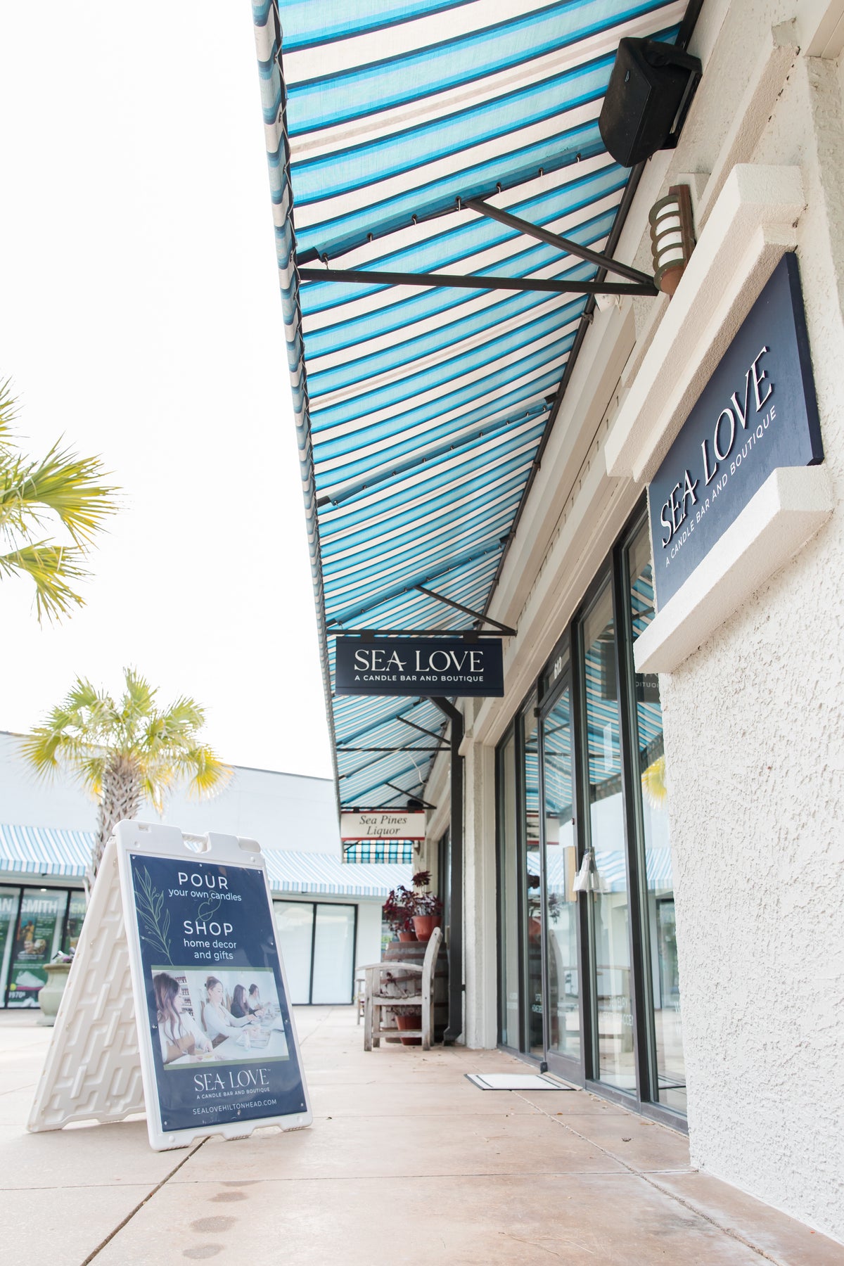 Storefront of Sea Love at The Shops at Sea Pines Center, Hilton Head Island