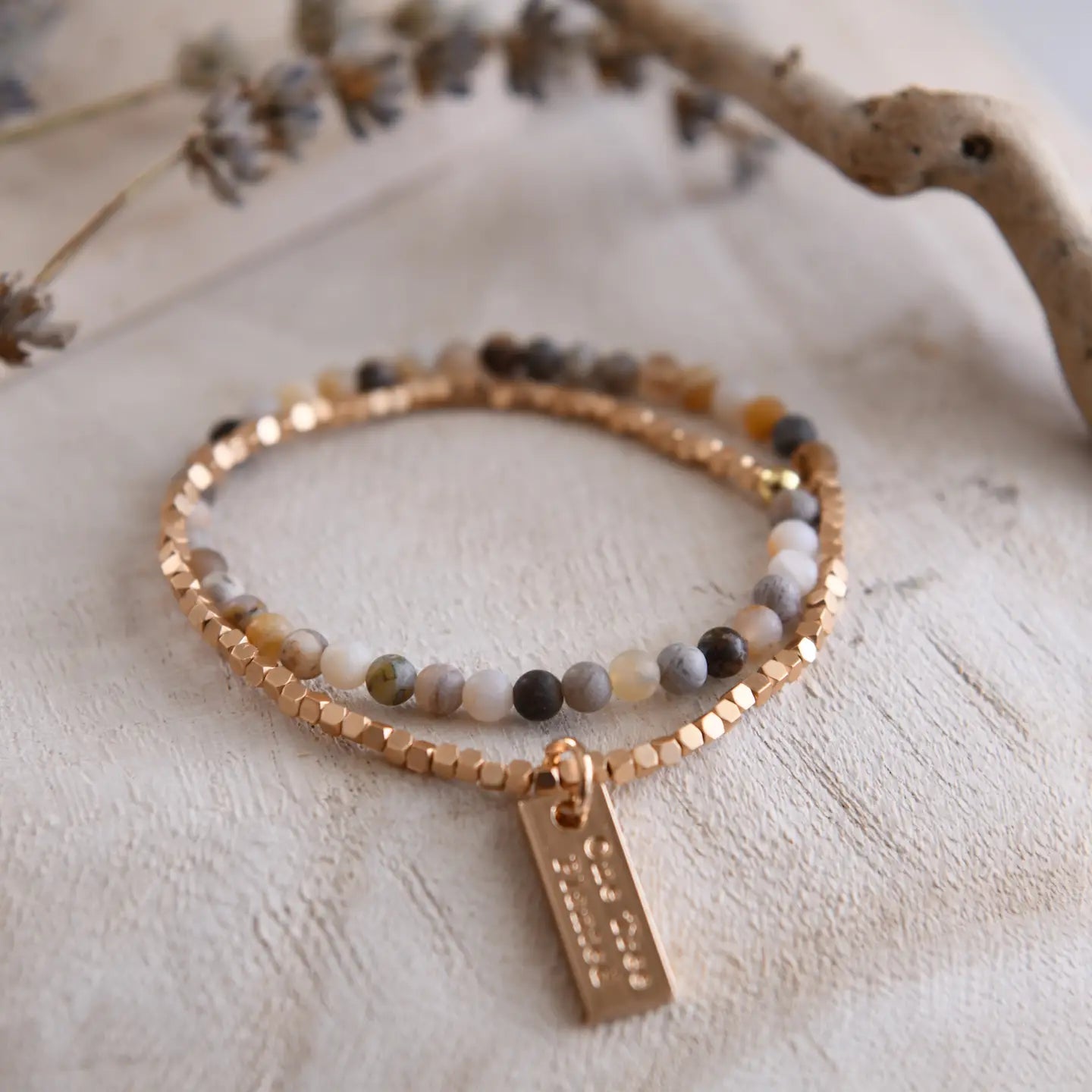 Gemstone Wrap Bracelet or Necklace