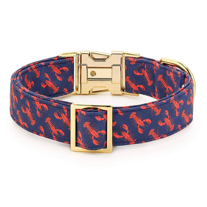 Dog Collar-Catch of the Day Navy