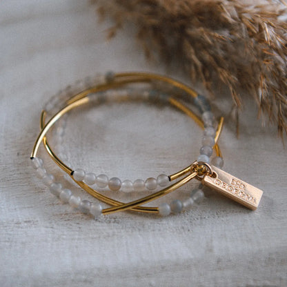 Gemstone Wrap Bracelet or Necklace