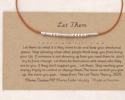 Morse Code Bracelets