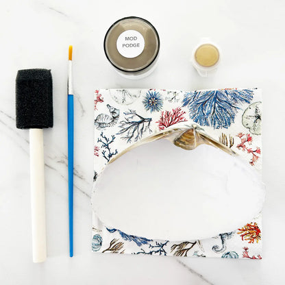 DIY Clam Shell Decoupage Kit