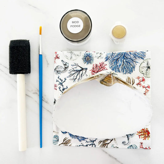 DIY Clam Shell Decoupage Kit