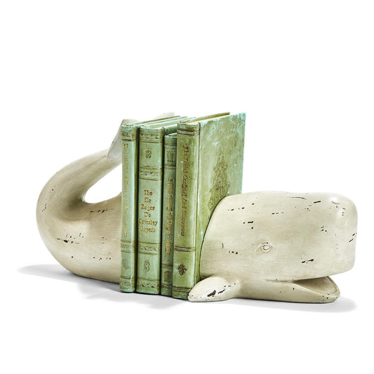 Whale Tale 2 Pc Bookend Set