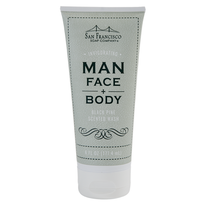 Man Face & Body Wash 6oz